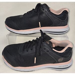 TIMBERLAND Pro Drivetrain Womens 7 Shoe Composite Safety Toe Black‎ Anti-Fatigue